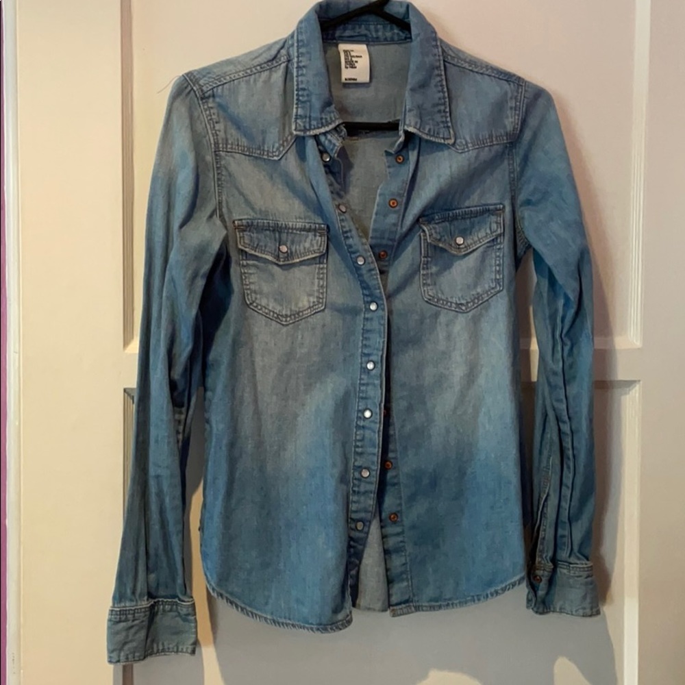 Denim Button Down Shirt